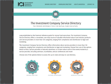 Tablet Screenshot of iciservicedirectory.org